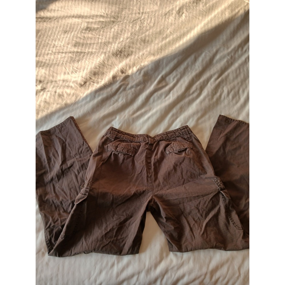 Vintage y2k sundance cargo brown pants low rise size 6 streetwear - Picture 6 of 8